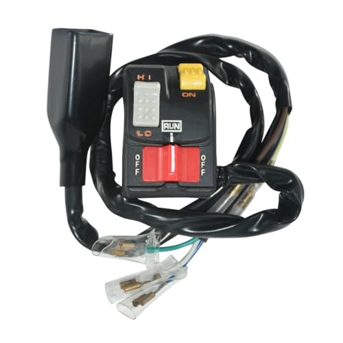 FRSWEQY Ajuste del Interruptor for Honda ATC 350X ATC350X Interruptor Kill/Light/Hi/Low/On/Off