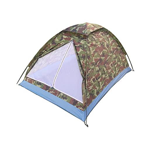 Tente de camping camouflage abri plage et prairie pour protection soleil extérieure