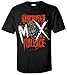 Produktbild Jon Moxley MOX Unscripted Violence T-Shirt Graphic Top Printed Tee Mens Shirt Black S