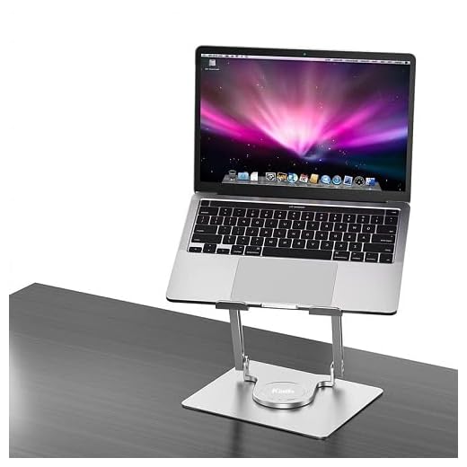 Suporte De Alumínio Para Macbook/Notebook Ajustável Giratorio 11" a 17" Prata Kingo G2