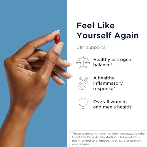 Designs for Health DIM-Evail - 100mg Diindolylmethane Supplement - Enhanced Absorption Technology DIM Supplement - May Support Healthy Estrogen Metabolism - Gluten Free + Non-GMO (60 Softgels) - Image 3