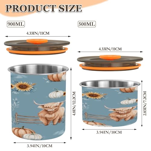 Contenedor Hermético de Acero para Café 17oz KEEPREAL miniatura 2