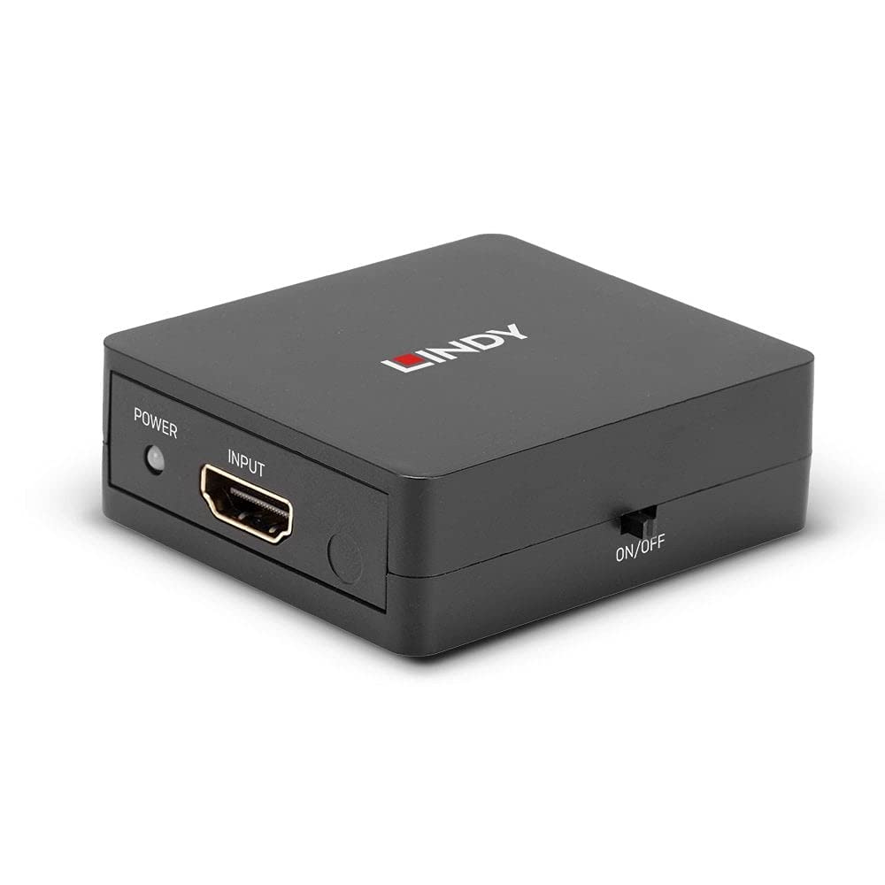 LINDY HDMI Splitter 18G 2 Ports, Compact