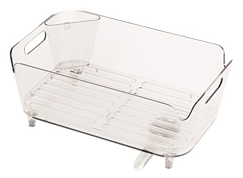 Pearl Metal HB-3731 Drainer Basket Set, Clear, Width 15.0 x Depth 9.4 x Height 5.9 inches (38 x 24 x 15 cm), Clear