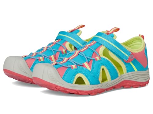 Merrell Hydro 2 Water Shoe, Turquoise/Coral, 3 US Unisex Big Kid