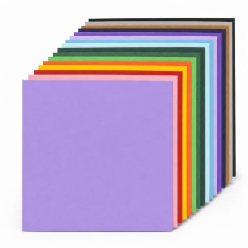Papier cartonné couleur de haute qualité 30,5x30,5 cm pour créations durables