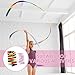 Nextpal Dance Ribbons Set, Sparkling and Rainbow Gymnastics Streamers for Rhythmic Baton Twirling and Artistic Dancing, 2-Meter Glitter and 4-Meter Gradient Ribbons for Performances