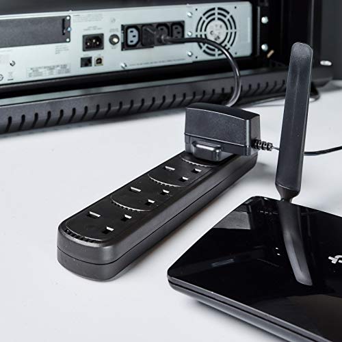 Computer Spares 1m IEC C14 Plug to 4 Gang Mains Power UK Socket - Image 5