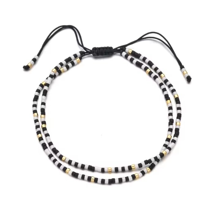 Bracelets de perles bleues authentiques pour hommes et femmes exigeants
