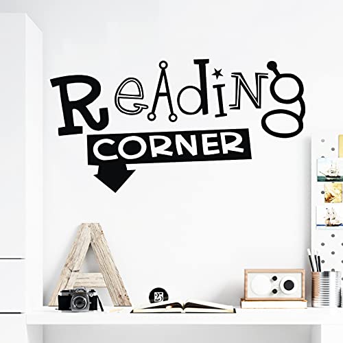 Quotes Wall Decor Stickers For Library Reading Corner Letterings Wall Decals Creative Wall Posters Vinyl Peel And Stick Wall Art Murals For Nursery Classroom Kids Room #TOP2