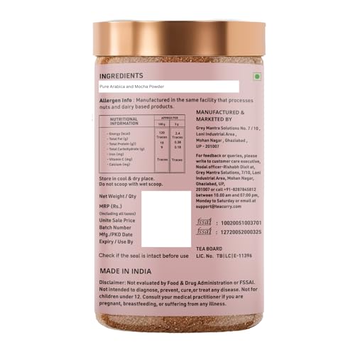 COFFEECURRY Irish Mocha Instant Coffee (50 Grams) - Get Perfect Mocha Flavor with Sharpness of Arabica Coffee for Premium Experience