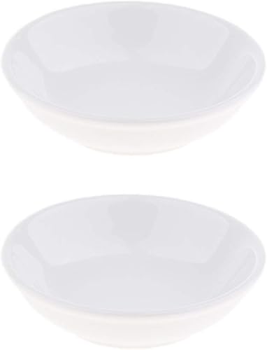 2 platos redondos de cerámica de repuesto de 3.8 pulgadas para quemador/calentador de aromaterapia de aceite eléctrico, calentador de aceite de cera