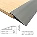 BE-TOOL Self-Adhesive Inclined Decorative Transition Tape, Door Threshold Transition Strip, PVC Soft & Flexible Ramp Strip Edging Strip for Door, Doorway, Foor, Carpet,Wall-Brown, 6.56ft