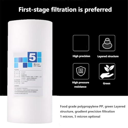 Filtre à sédiments 5 microns universel pour purifier l'eau de puits domestique - 6