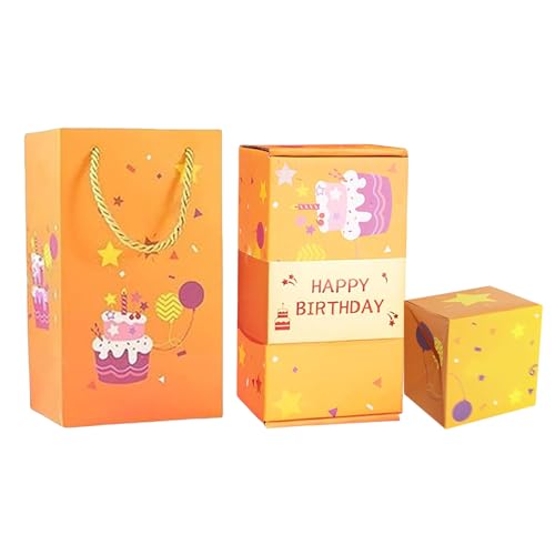 Caja Desplegable,Caja Navidad | Detalles Fiesta Bolsa San Valentín Amigos Familia Celebración Graduación Cumpleaños