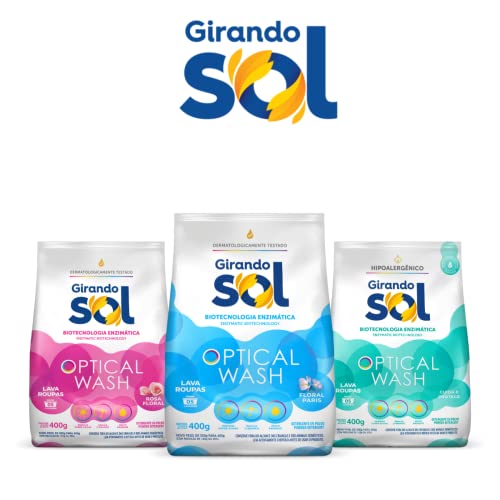 Lava Roupas em Pó Flora Paris Girando Sol 400G, Girando Sol