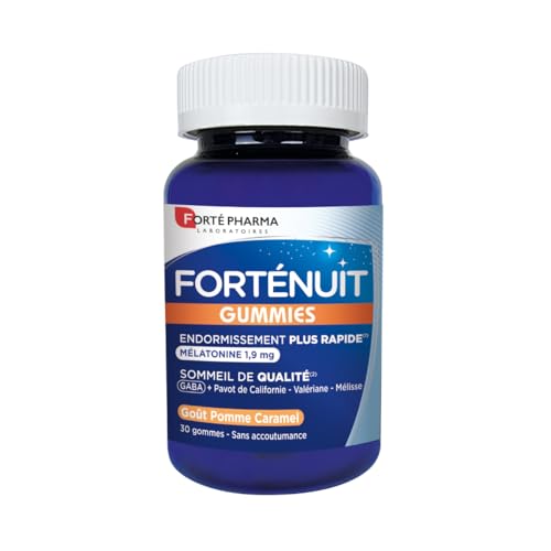 Forté Pharma - FortéNuit Gummies Pomme-Caramel - 1,9 mg de