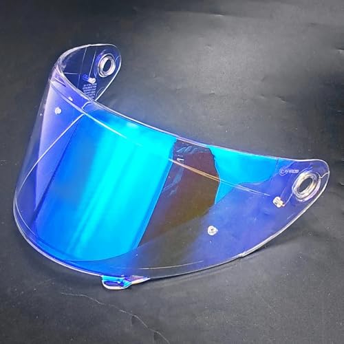 Visière moto V-18C AXXIS DARKEN S écran REVO Clear Blue de rechange