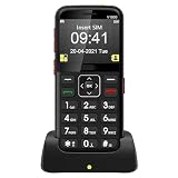 Mavdecll Telefono cellulare per anziani con tasti grandi, telefono cellulare per anziani con schermo sbloccato da 2,31 pollici con SOS ＆ torcia elettrica, batteria da 1700 mAh, facile da usare