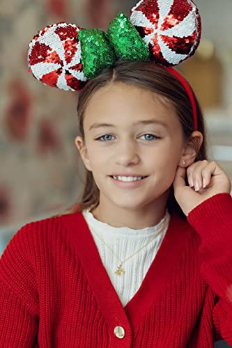 Disney Mickey Mouse 14Kt Yellow Gold Classic Mickey Pendant Necklace, 15" Mickey's 90Th Birthday Anniversary #TOP2