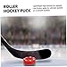 TOYANDONA 2pcs Professional Hockey Pucks Solid Roller Hockey Pucks Biscuit for Practice