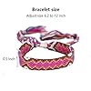 Tangser Nepal Woven Friendship Bracelets with a Sliding Knot Closure for Women, Kids, Girls, VSCO Girl and Men – Adjustable - Mix Color Random（Pack of 12）