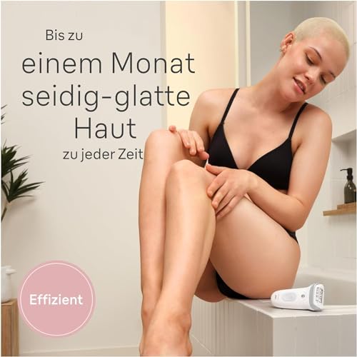 Braun Silk-épil 7, Epilierer Damen, Haarentferner für Langanhaltende Haarentfernung, Ladyshaver, Wasserdicht — Inkl. Bikinitrimmer (Haartrimmer Intimbereich), Made in Germany — 7-241, Weiß/Silber 2