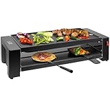 Con parrilla de aluminio reversible/placa teppanyaki