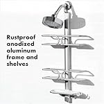 OXO Good Grips 3-Tier Aluminum Shower Caddy - Image 4