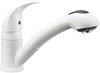 Vista 1 de Dura Faucet - Llave de cocina extraíble para vehículos de 5 ruedas, remolques, casas rodantes, cámper, Blanco
