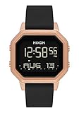 Wasserdichtigkeit: 10bar Nixon Damen Digital Smart Watch Armbanduhr mit Silikon Armband A1211-1098-00