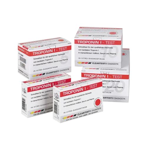 CLEARTEST 6681567 Schnelltest, Troponin I (20-er Pack)