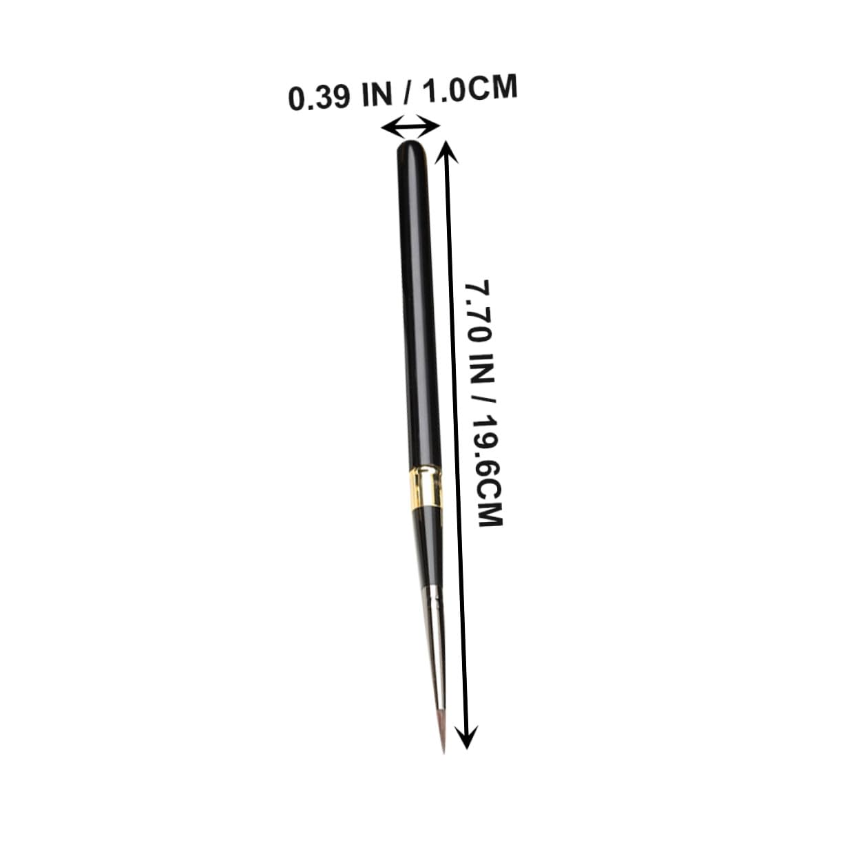 Pinceles de Acuarela y Óleo Mango Metálico Desmontable para Estudiantes y Artistas, 7 Piezas Multicolor, Herramienta Portátil para Pintura Artística y Dibujo Creativo, Adecuado