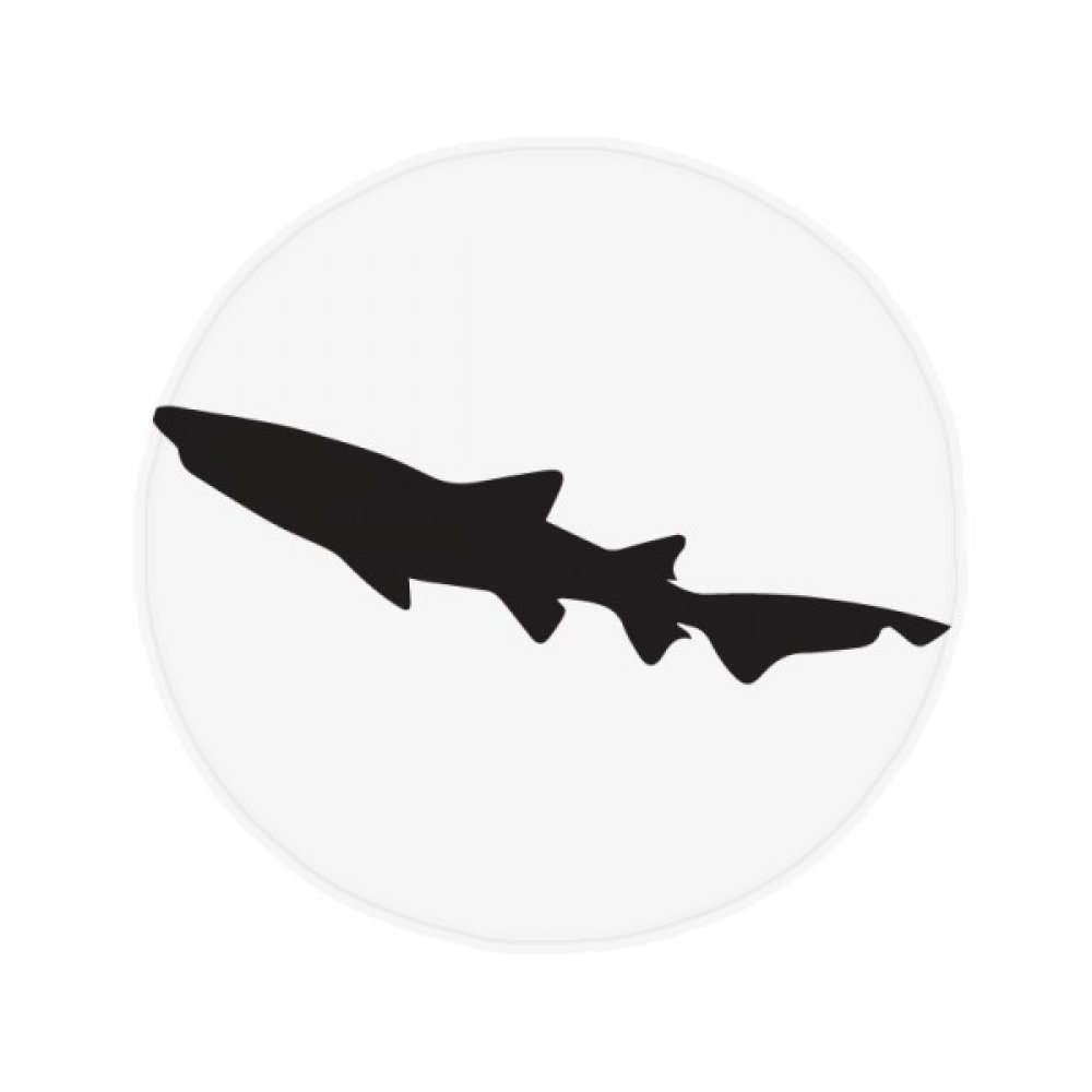 Tapis de sol requin noir idée cadeau originale pour passionnés de biologie marine