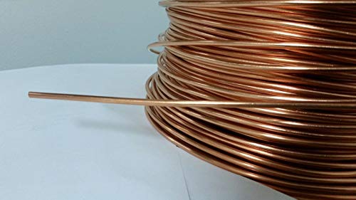 Premium WIsh Outlet SOFT ANNEALED GROUND WIRE SOLID BARE COPPER 6 AWG GROUNDING CRAFTS USA 55' FEET