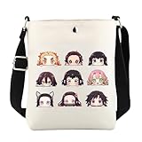 VAMSII Demon Anime Themed Gift Demon Anime Inspired Crossbody Bag Animes Merch (Night De MB)