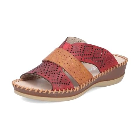 Mules Rieker 61338 Rouge Cover