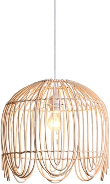 Suspension rotin bohème pour une ambiance douce et vintage