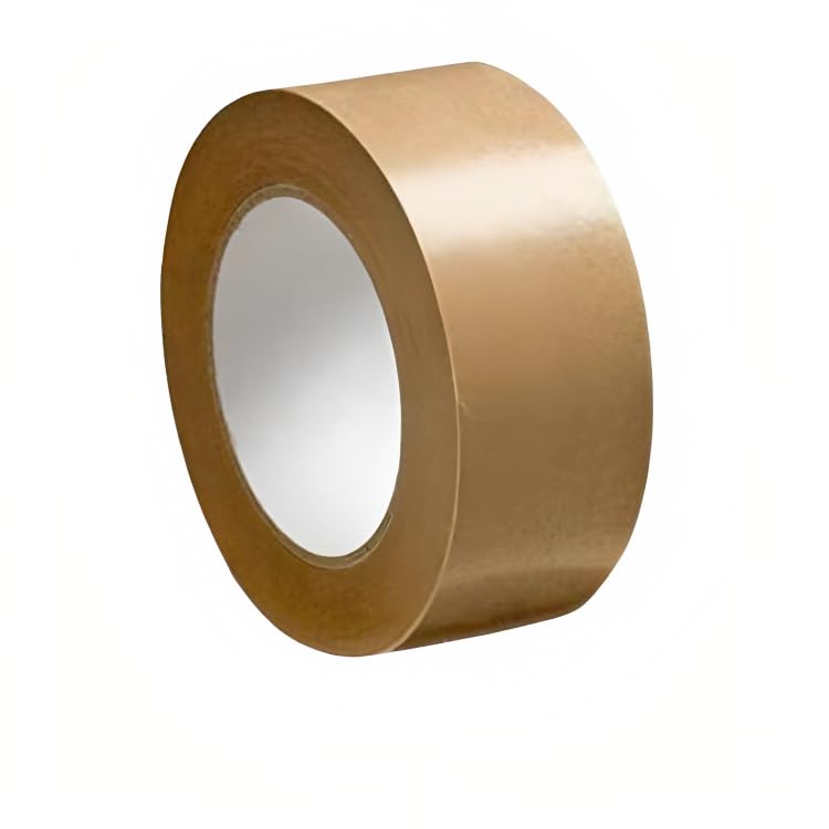 indigo® Premium Brown Framers Tape - Self Adhesive Picture Framing Masking Backing Packaging Tape (1 x 24mm x 50m) — image 1