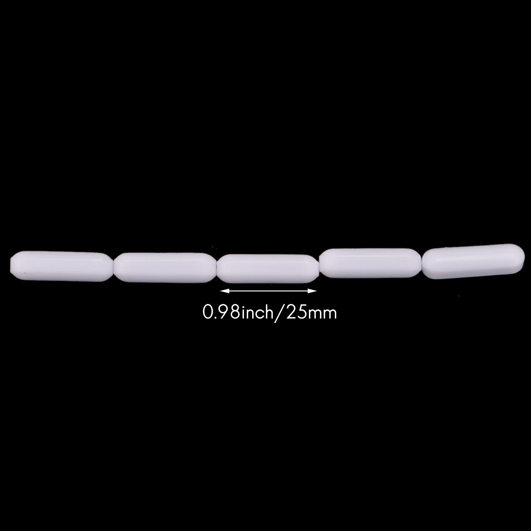 Lot De 5 Barres D'agitateur Magnétique En PTFE - 25 Mm De Longueur - Pour Mélange De Liquides En Laboratoire, Avec Agitateur Magnétique Chauffant