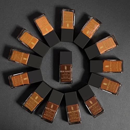 Black Radiance Color Perfect Liquid Full Coverage Foundation Makeup, Mocha Honey, 1 Ounce #TOP4