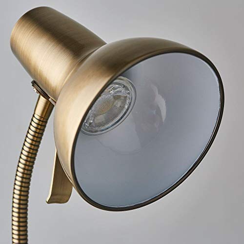 National Lighting Table Lamp, Bedside Lamp with USB Port, Gooseneck Desk Light, LED Reading Light for Bedroom Living Room - Image 2