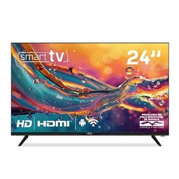 Smart TV 24" HD Android 12 Slim