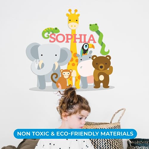 Vinilo Decorativo de Animales Selva Personalizable 55.88x55.88 cm miniatura 6