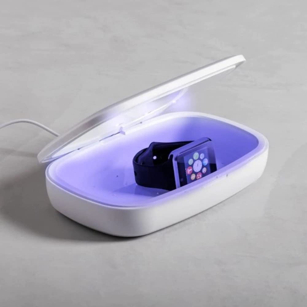 S1419832 Sterilizzatore UV Caricabatterie Senza fili, Bianco