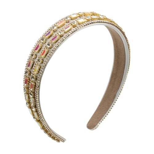 Crystal Rhinestone Headband for Women Luxury Fashion Hair Hoop Jewelry