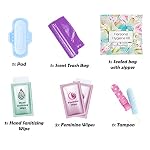 Butterfly Style Menstrual Kit All-in-One 60 Pack | Convenience on The Go | Period Kit Pack for Travelling, Tweens & Teenagers or just When You’re Out | Individually Wrapped Feminine Hygiene Product - Image 3