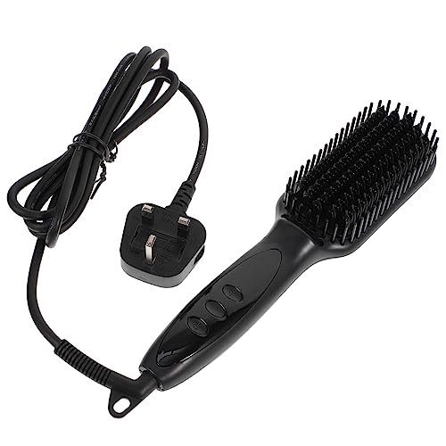 Cepillo alisador para barba y cabello con 6 temperaturas miniatura 1