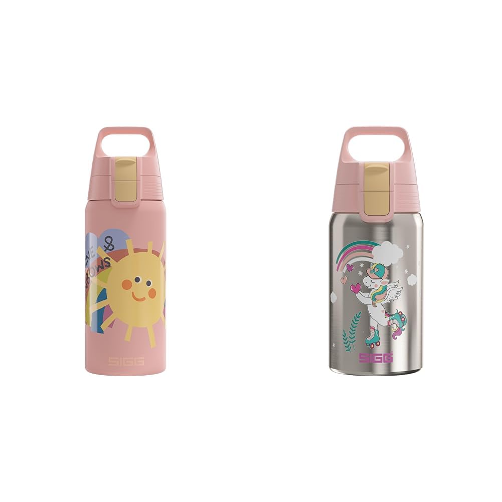 SIGG - Isolierte Trinkflasche Kinder - Shield Therm Kids & Edelstahl Trinkflasche Kinder - Shield One Uni Skate