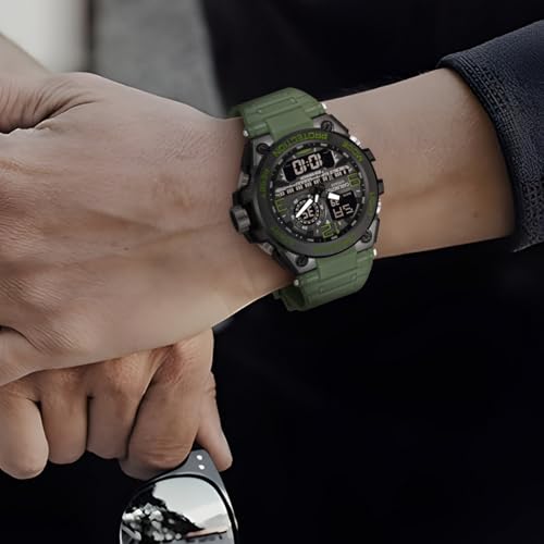 Carlington Men's Analog-Digital Sports Watch CT 3377 Green - Image 5